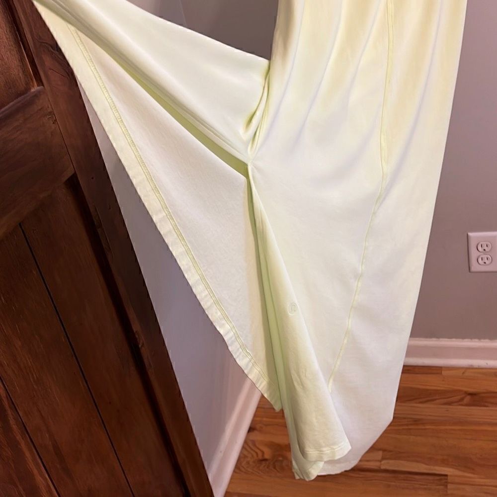 Lululemon All Yours Tank Maxi Dress CPNG Crispin Neon Green size 14 - Picture 10 of 10
